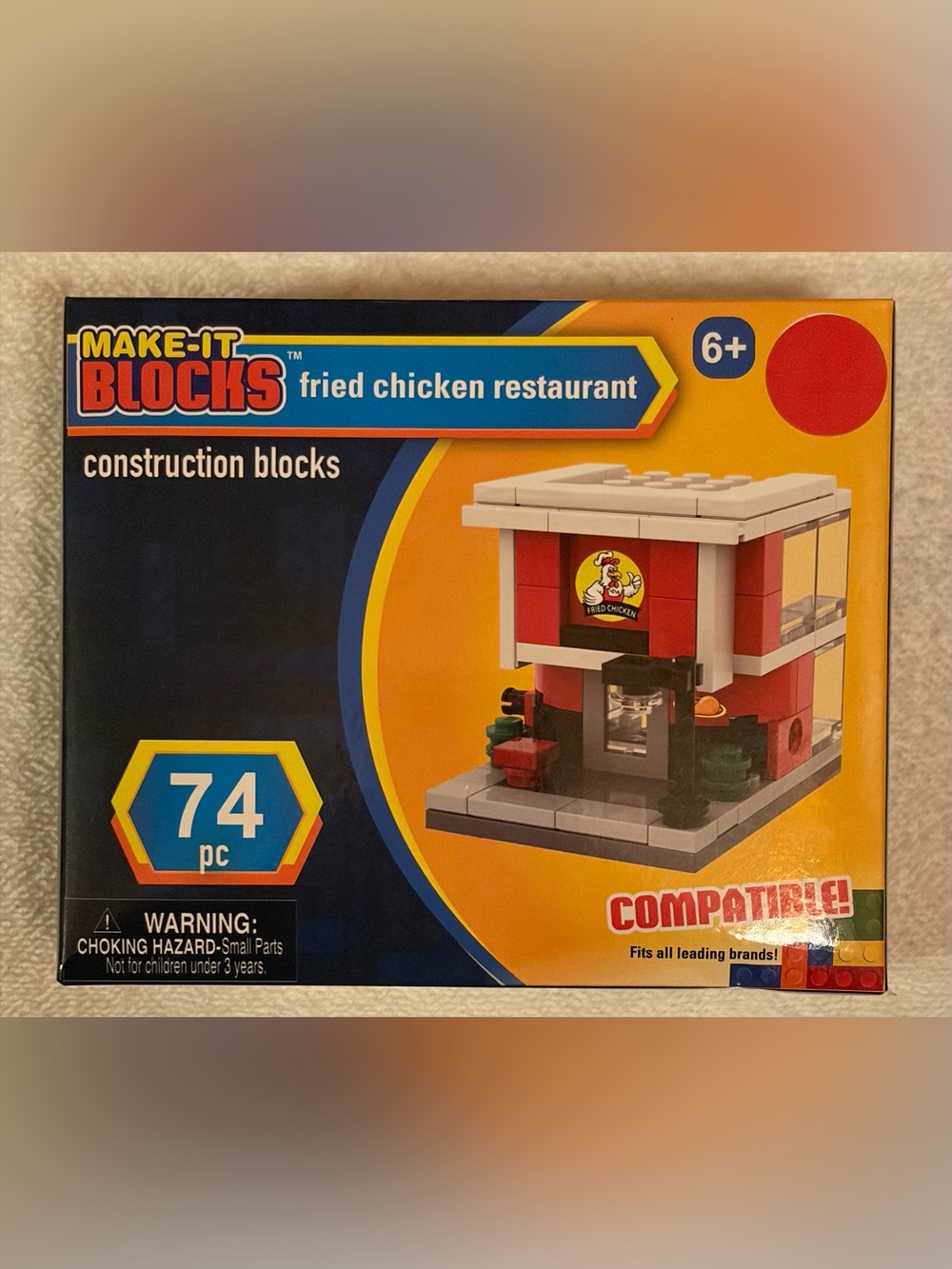 Fried Chicken Restaurant Building Set - Red